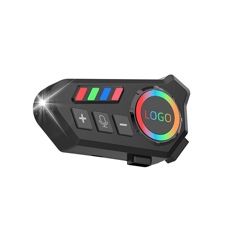 Multicolored Bluetooth Helmet Headset with Noise Reduction for Music and Calls