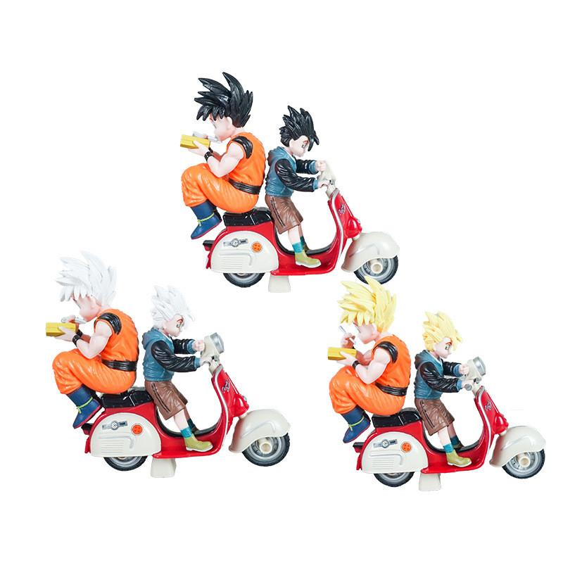 Dragon Ball Son Goku And Gohan Pvc Model Set With Collectible Design For Anime Enthusiasts