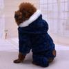 Pet Clothing Polyester Hoodied Sweatshirts Dog Cat Clothes Plus Plush