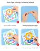 Children's Crumple Paper Art Kit for Creative Painting and Crafts in Kindergarten and Elementary Classes