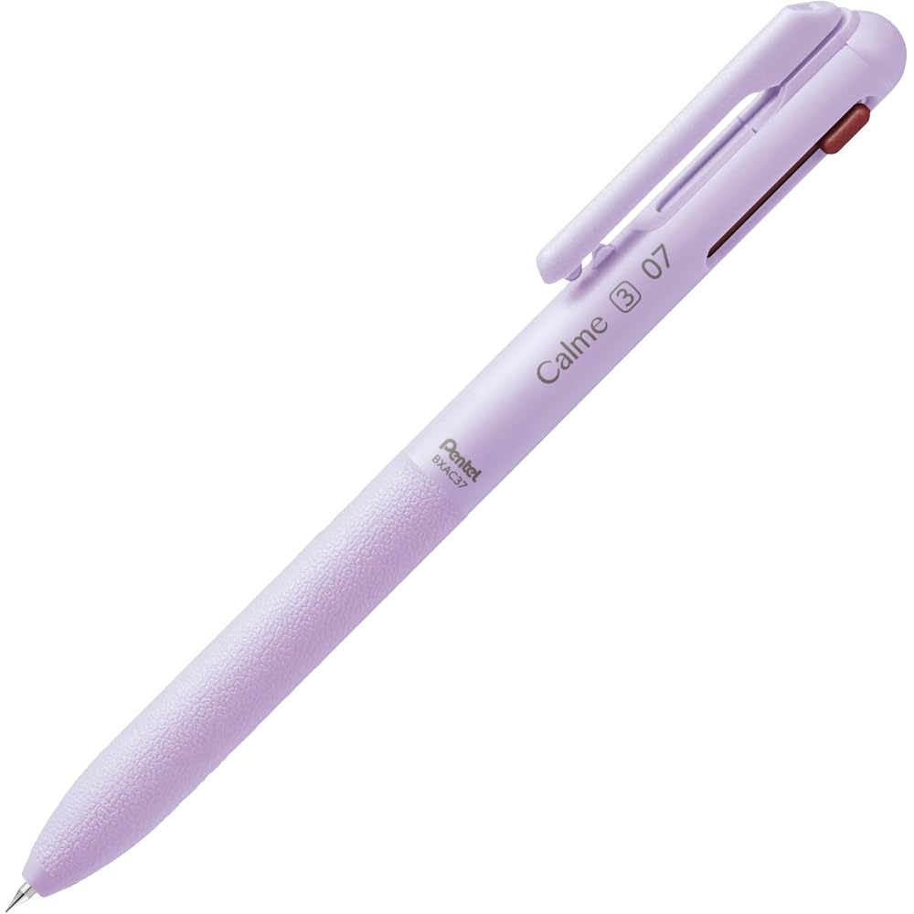 Pentel 3-color ballpoint pen Calme Calme 0.7 mm purple BXAC37V