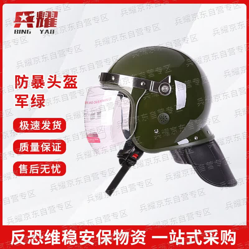 Bingyao Full Face Protective Helmet with Transparent Visor