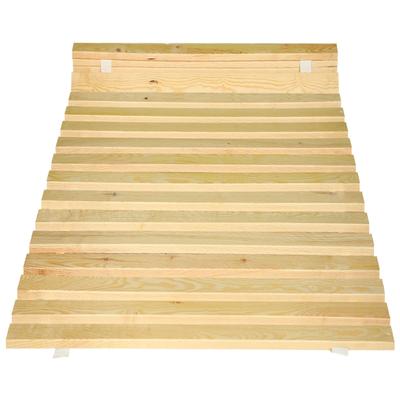 Holzbettrahmen mit Lattenrost auf einem Matratzenband 80 x 200 cm