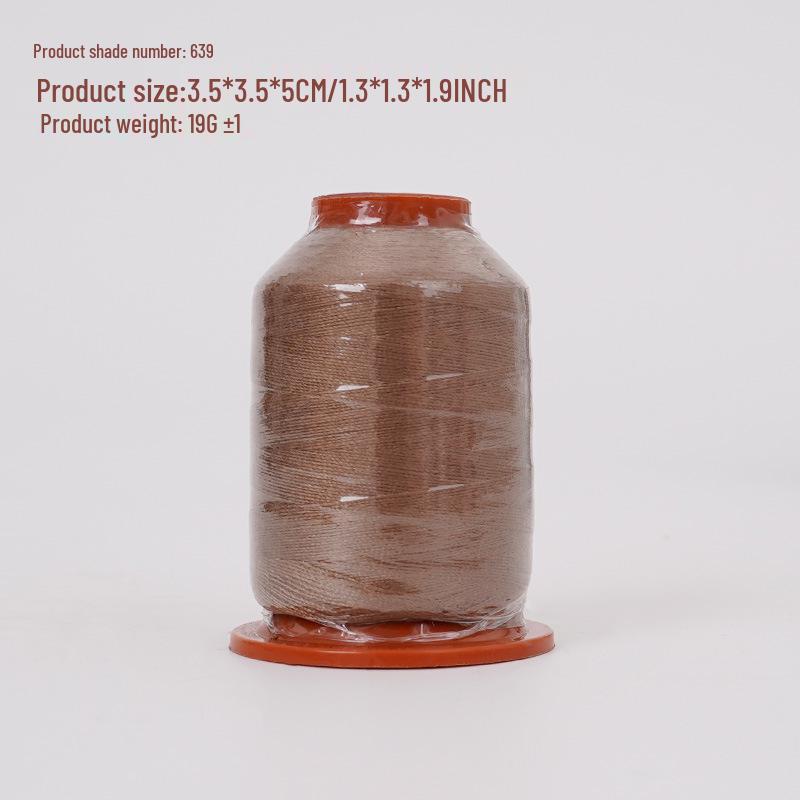 Polyester Sewing Thread: 100 Colors, 500 Yards, Fine Two-Strand, High-Speed, for Hand Sewing