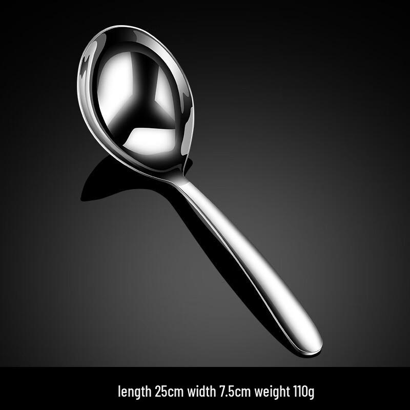 Abay Large Thickened 304 Stainless Steel Soup Ladle Set (3-Pack)