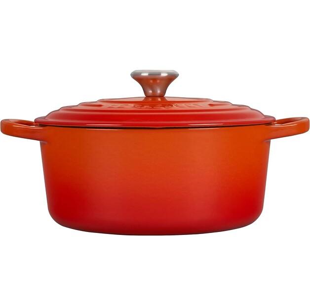 Cast Iron Roaster Le Creuset Signature Round 22 Cm Oven Red 3.3 L (21177220902430)