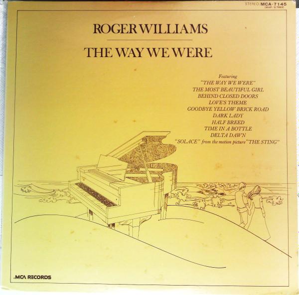 

LP Record ROGER WILLIAMS Way We Were MCA7145 MCA 1974 Japan Jazz Used