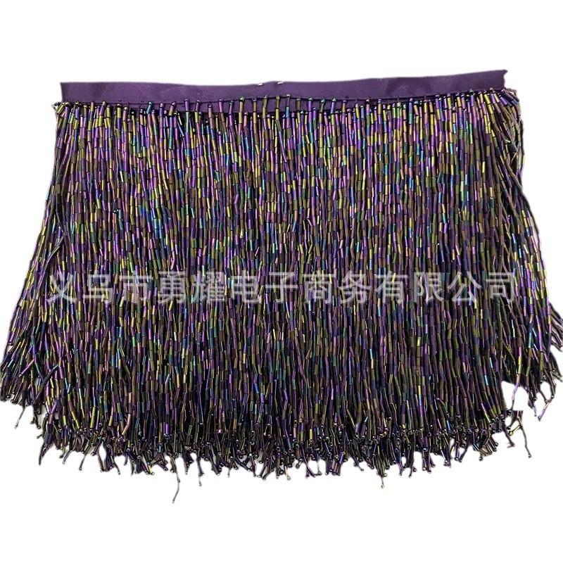15Cm Wide Bead Fringed Row Beard Lace Garment Decoration Diy Sewing Textile Accessories