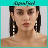 Chic Long Metal Earrings 2023 Winter Fashion With Geometric Design For Women
