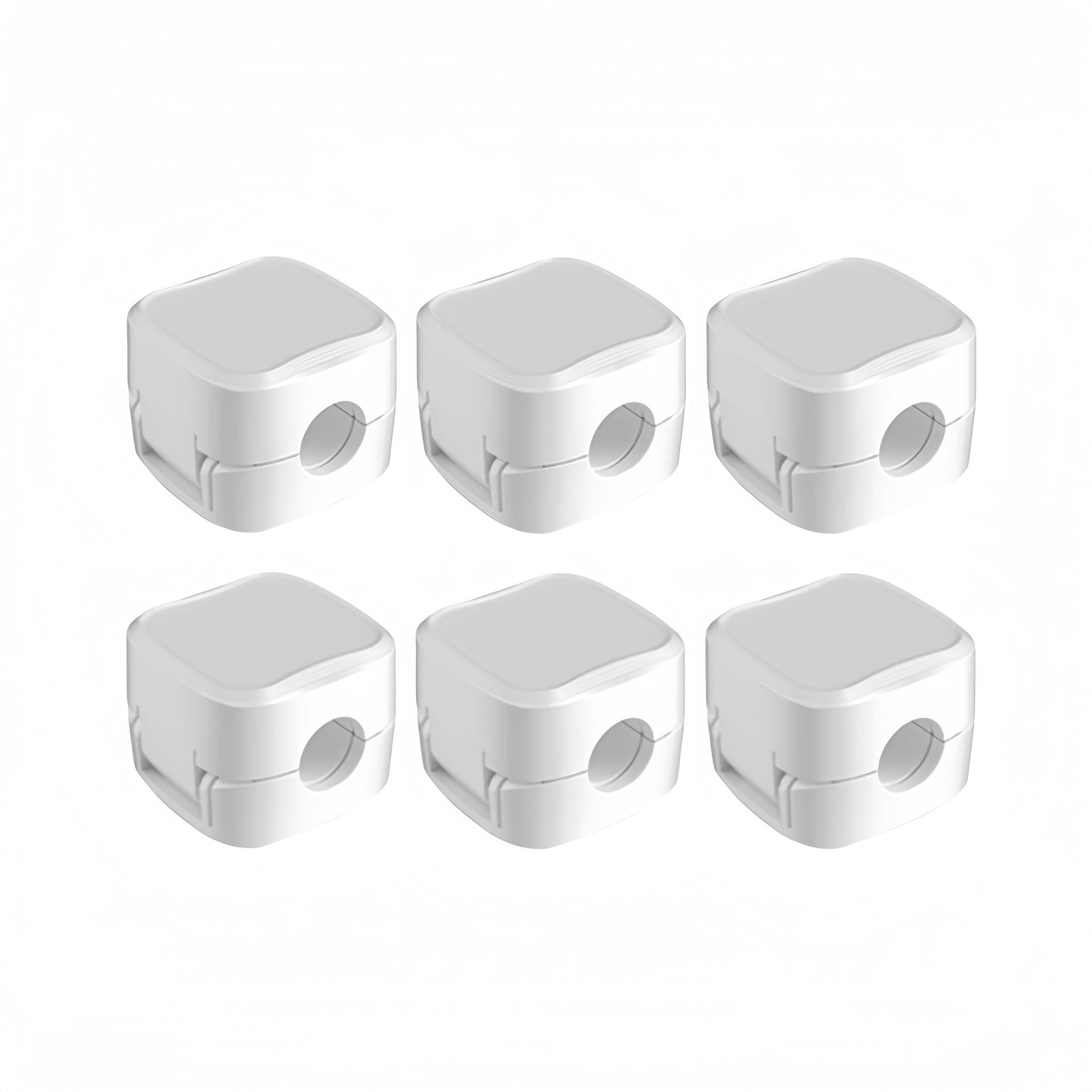 Cable Organizer Desktop Cable Management Clip, Data Cable Storage Clip One Size белый