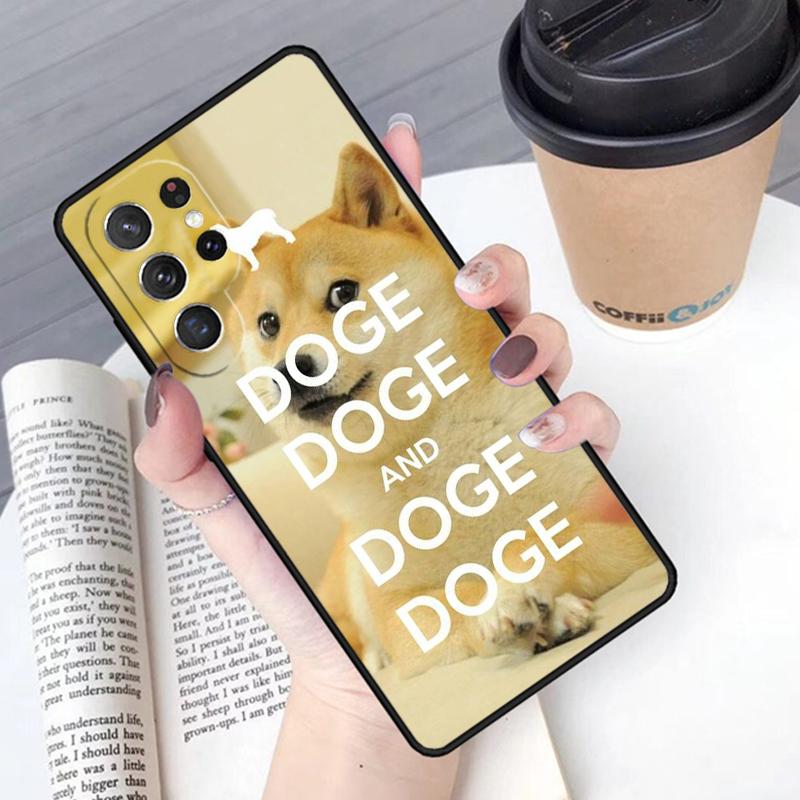 Doge Dog Cheems Meme phone case Cover For Samsung Galaxy S24 S25 Ultra S21 S22 Ultra S10E Note 10 Plus Note 20 FE S23