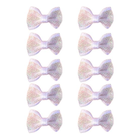 10 ks Mini mašliček Malé stužkové mašličky Malé předvázané mašličky pro DIY řemesla Šití Scrapbooking Balení dárků Vlasové doplňky Ozdoba na párty