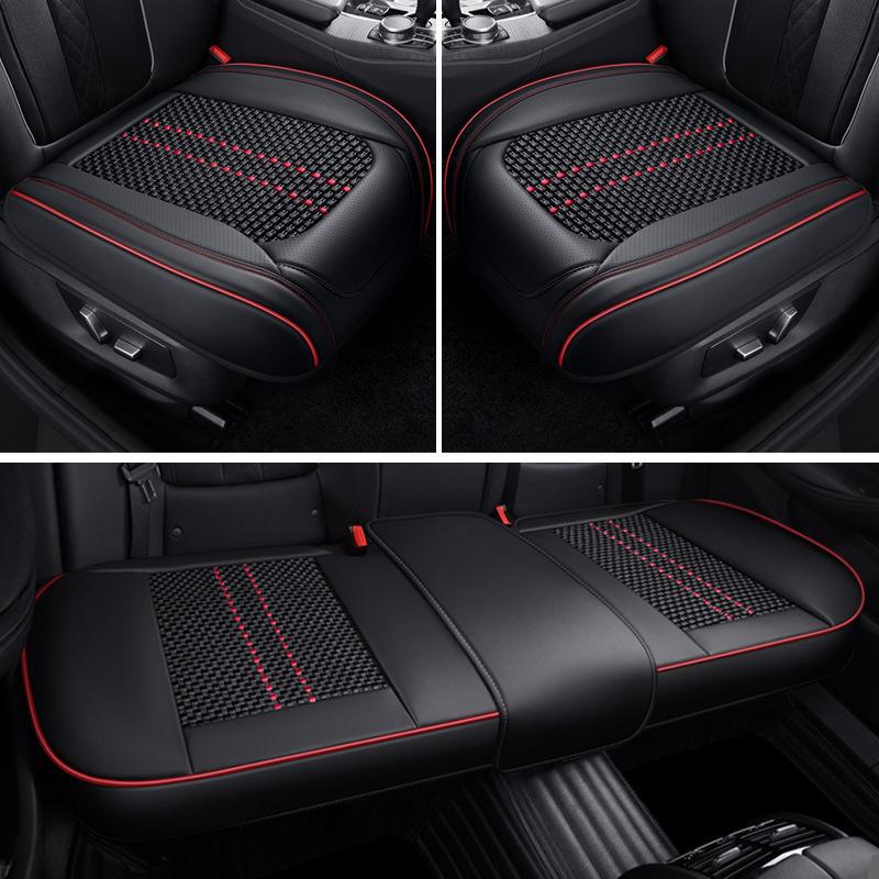 Sommerpustende sklisikre skinnseteputer i skinn