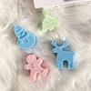 4 Pcs Christmas Tree Candle Mould Silicone Molds Ornament Molds Castings Molds Handmade Plasters Molds Craft Supplies