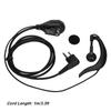 2 way GeneraL purpose Radio Universal K Type Headphone In ear Mic Walkie Talkie Earphone