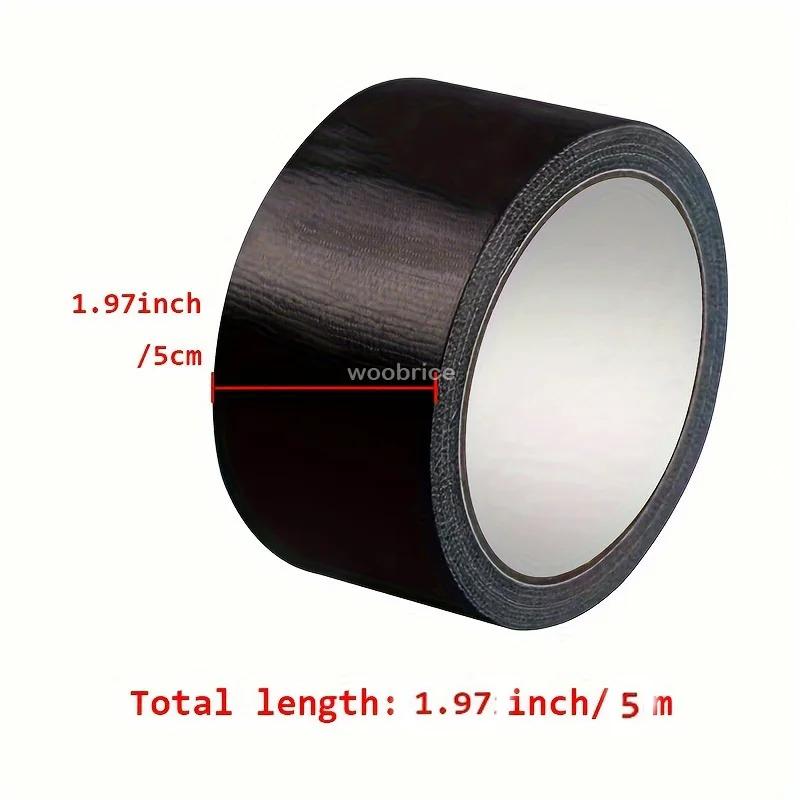 

Black Super Adhesive Fabric Duct Tape Electric Bicycle Repair Tarpaulin Repair tent Repair blocks Water and Leaves NoGlue