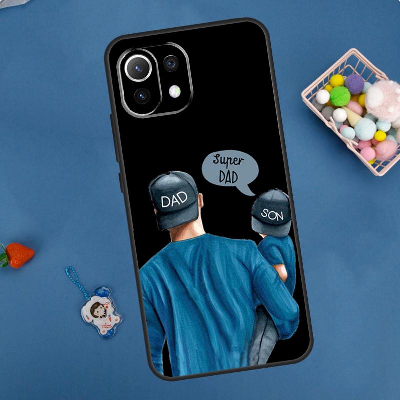 Super Dad Mom Baby Girl Twin Case For Xiaomi 11T 12T 13T 14T Pro 13 14 15 Ultra POCO X7 Pro X3 X5 X6 M6 F5 F6 Pro Cover