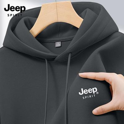 JEEP SPIRIT Men's Heavyweight Logo Hoodie