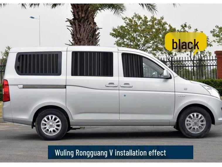 Aluminum Alloy Dual Guide Rail Sunshade Curtains for Dongfeng Xiaokang K17 Side Windows