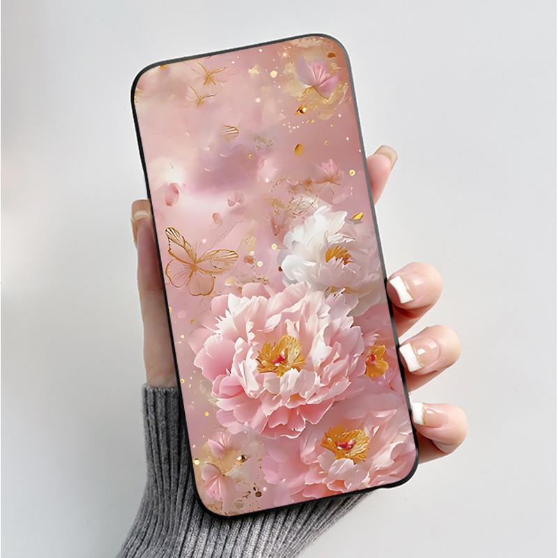 Printed Phone Case For Nokia 105 2G 2023/106 2G 2023/Nokia 106 4G 2023/105 4G 2023 Soft Silicone Shell Cover Cute Flower Casing