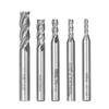 5PCS 4-Flute End Mill Bits Carbide Tungsten Steel Milling Cutter Router Bits Rotary Bits Tool