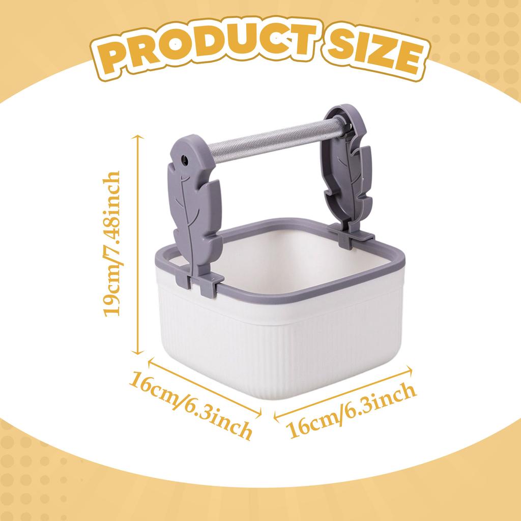 Desktop Bird Training Stand Portable Plastic Parrot Playing Stand for Budgies Parrots Cockatiels Bird Supplies Easy to Clean