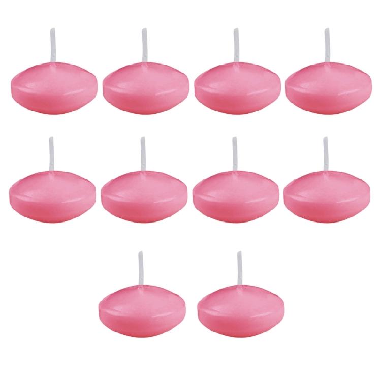 10Pack Decorative Floating Candle,Unscented Burning Candle for Cylinder Vases,Weddings,Party and Holiday Decorations