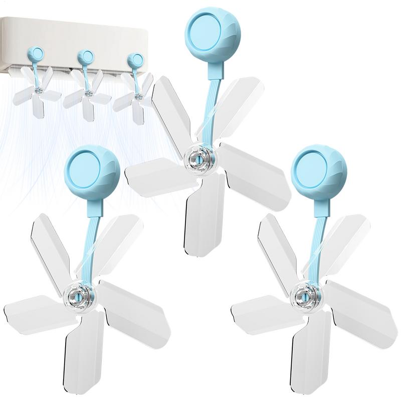 Air Vent Deflector Set of 3 Suction Cup Hvac Air Deflector Anti-Direct Blowing Guide Fan Wind Direction Baffles for Baby Room