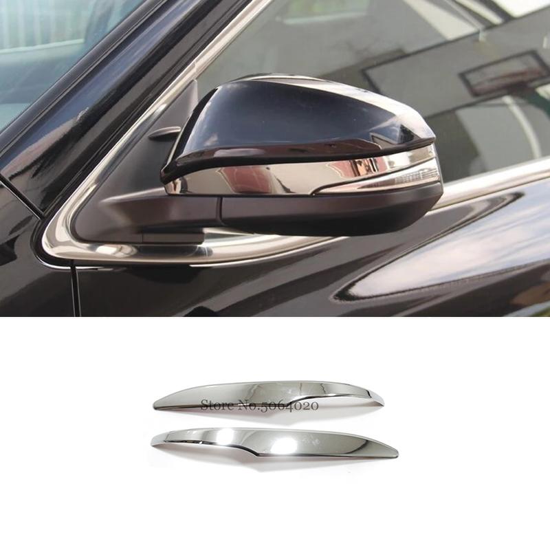 For Toyota Esquire 2019 Accessories ABS Chrome Car Rearview Mirror Decoration Strip Cover Trim Sticker Car Styling 2pcs