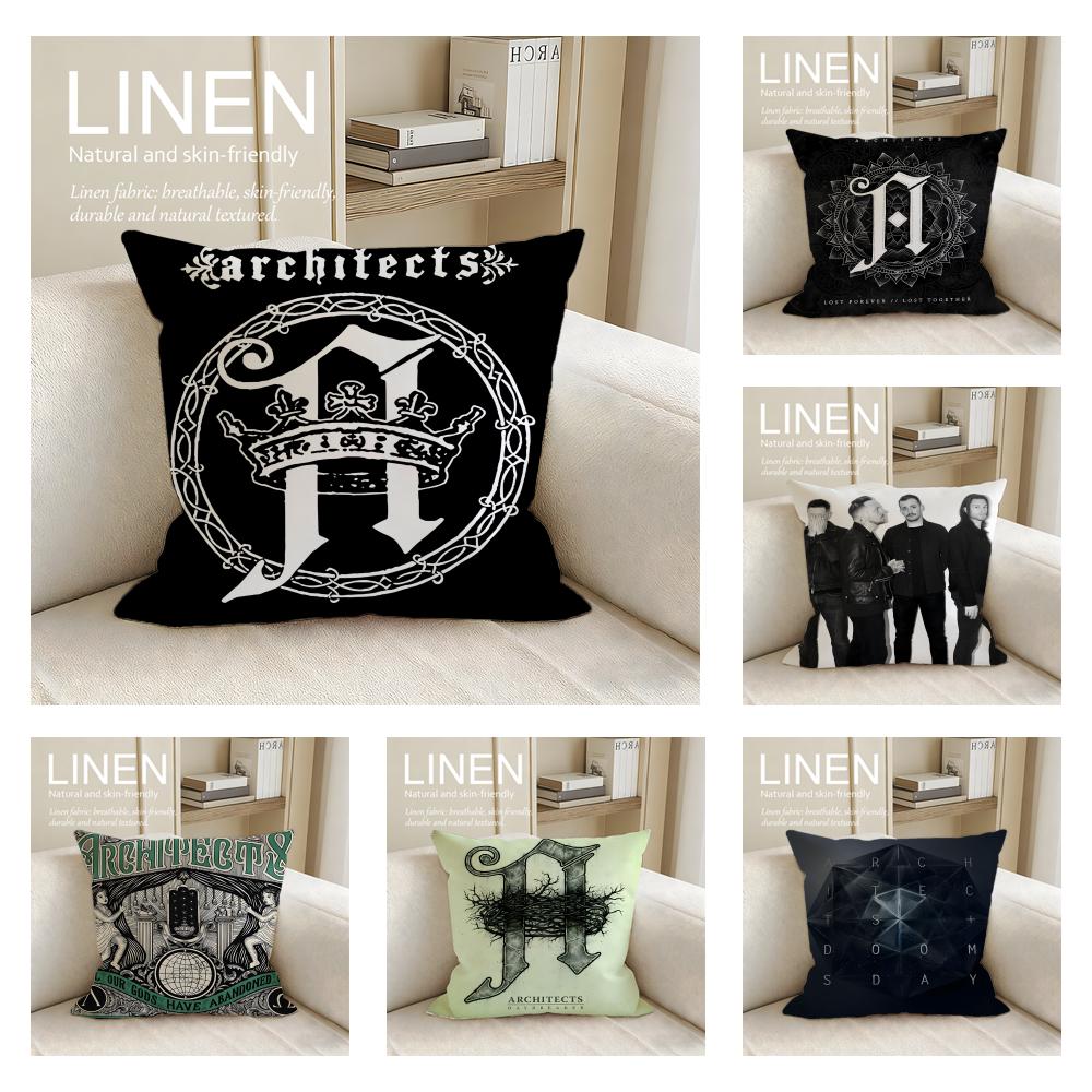 Music Architects Cushion Cover Pillowcase Set Pcs X X Breathable Washable Sofa Cushion Cover