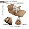 Dog Car Car Dog Carrier Bag for Passenger Secure for Small and Medium Dogs and for Vet Disaster Washable Bed, Seat, Carrier, 3-Way Seat, Anti-Jump,