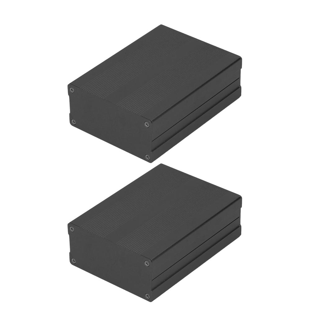 Electronic Project Box Split Type Surface Sandblasting Oxidation Aluminum Alloy Power Junction Case Golden