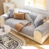 Flannel Practical Sofa Cushion, Simple and Fashionable Plush Cushion, Thickened Flannel Sofa Towel for All Seasons