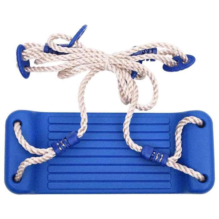 VidaXL Sièges de balançoire avec cordes 2 pcs bleu 38x16 cm PE 92306