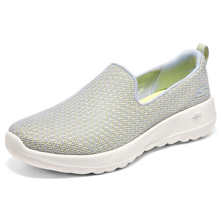 Skechers Go Walk Joy Mesh-Gewebe Vielseitig Tägliches Tragen Langlebig Atmungsaktiv Leicht Rückfedernd Niedrig geschnitten Lifestyle Freizeit-Schuhe Damen Sneaker 124199-LGYL