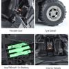 Large Scale 1:18 Batmobile Car Model Toy The Dark Knight Trilogy Sound Light Sliding Spray Alloy Vehicle Models Ornaments Gifts