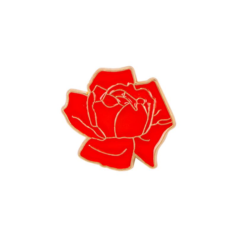 High-End Retro Rose Brooch: Exquisite 3D Cute Pin for Clothes and Bags