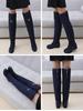 Electric Heated Over-the-Knee Boots with Intelligent Temperature Control - Winter Warm Plush Cotton, Outdoor Antifreeze Footwear