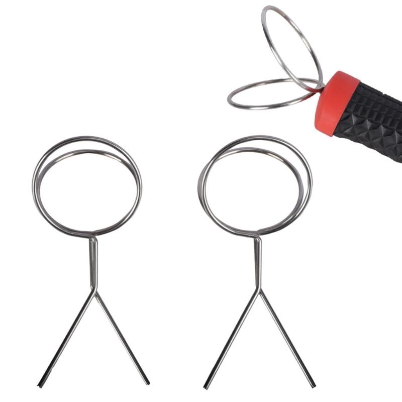 Metal Coil Golf Ball Grabbers Practical Ball Pick Up Tool Convenient Metal Ball Clamp Retrievers Collector Enduring