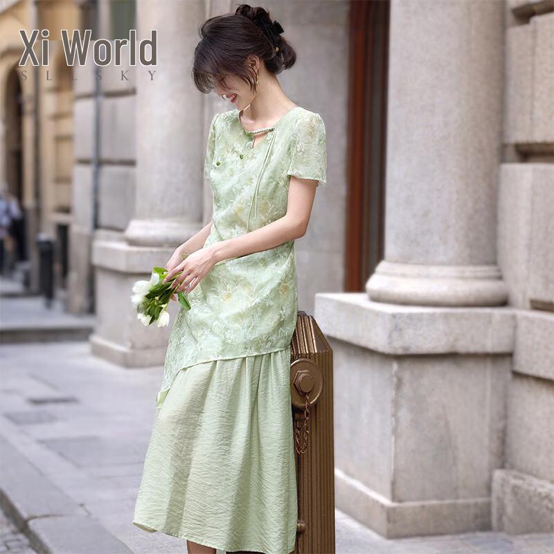 New Chinese Style Cheongsam Dress S