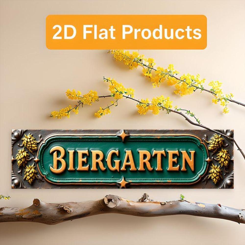 Retro Metal Wall Art for Home Office Beer Bar Decor