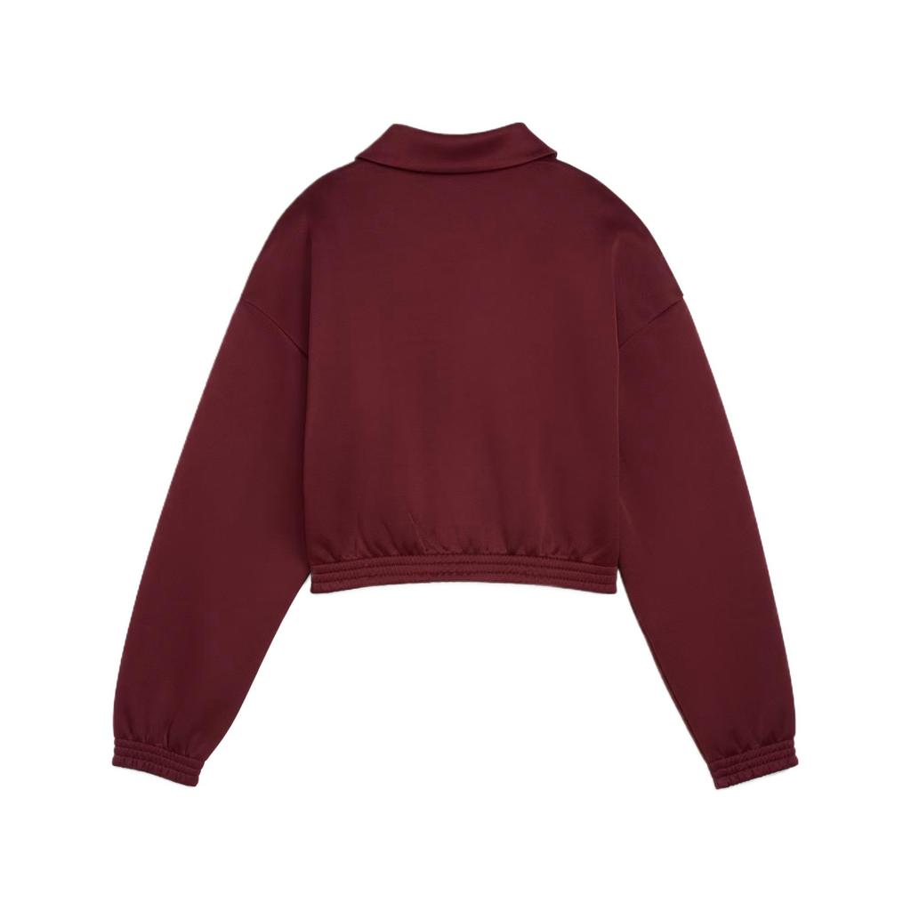 Puma Simple Comfortable Soft Fashion Solid Color Jacket Women Jackets Ruby 633773-96