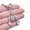 4mm Width Stainless Steel Jewelry Chain Necklaces For Women Men Accessories Ankh Cross Pendant Charm Necklace Statement Fashion