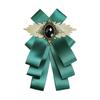 Men's High-End Wedding Bow Tie & Lapel Flower - Double Layer British Trendy Collar Accessory for Formal Suit & Business Shirt