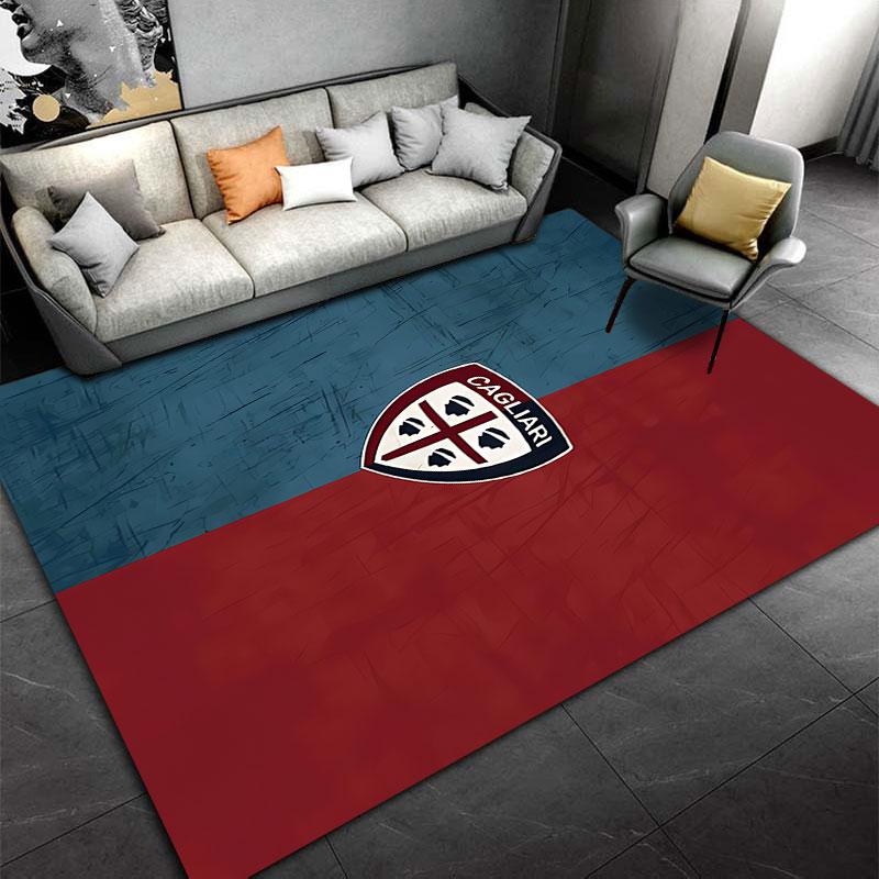 Cagliari Emblem Carpet Design suitable as a non-slip mat for the living room or bedroom sofa
