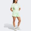 Adidas Originals Adicolor Letter Logo Print Round Neck Short Sleeve T-Shirt Women Tops Light-Green IN8436