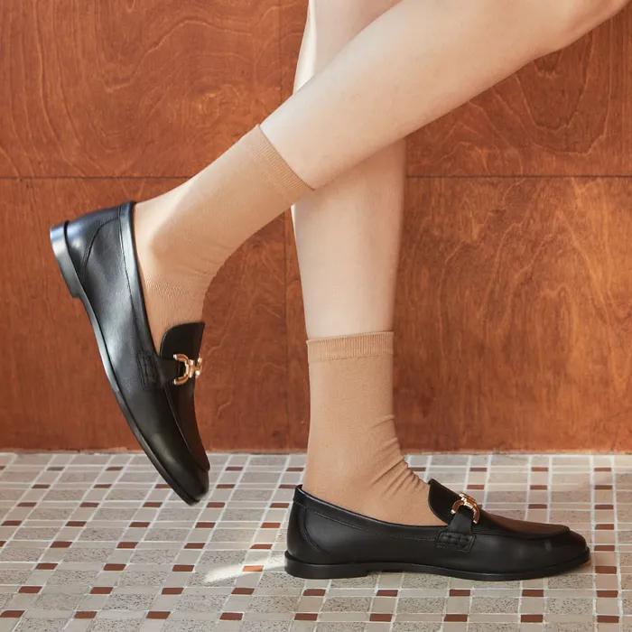 STB022 STANDARD Woman Silket Plain Socks