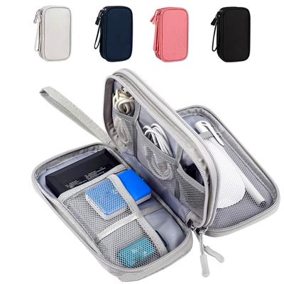 11*19cm Portable Storage Bag Cable Earphone USB Power Bank Pens Toiletries Accessories Waterproof Travel Organizer Case