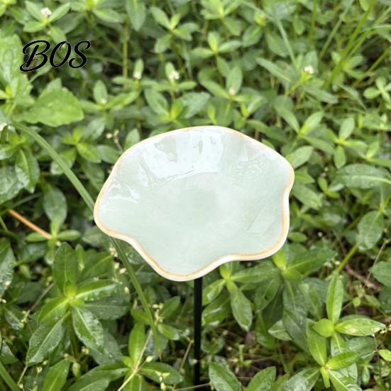 Eco-friendly Bird Habitat Accessory Bee Waterer with Stand, Butterfly Drinking Station Garden Art, Water Feeder Flower Bath for Outdoor Yard,