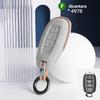 Alcantara Suede Car Key Case Cover Shell For Hyundai N Line Verna Solaris Elantra Azera Kona Encino Grandeur Palisade I30 Ix35